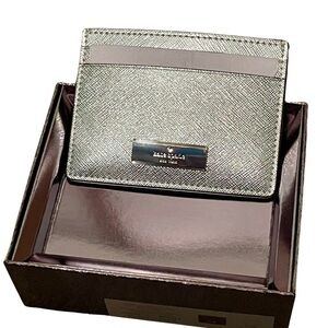 Kate Spade Cardholder - Glitter Silver